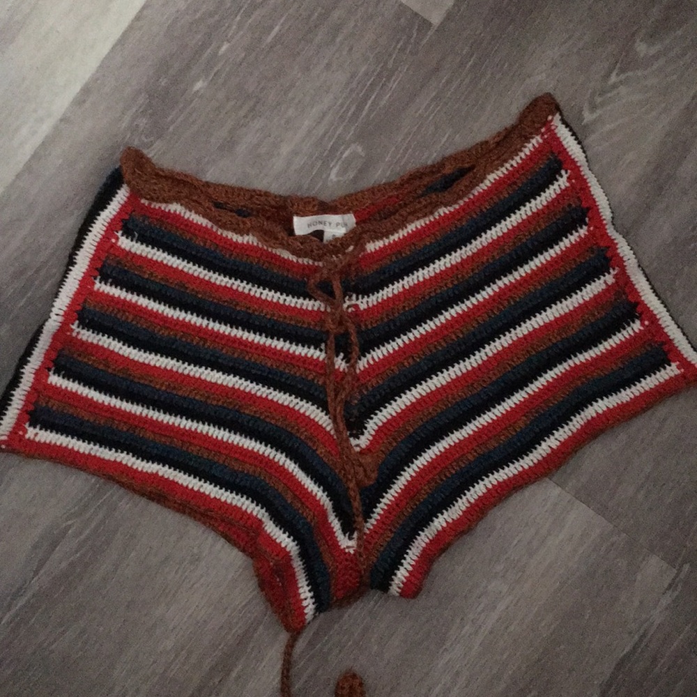 Crochet shorts